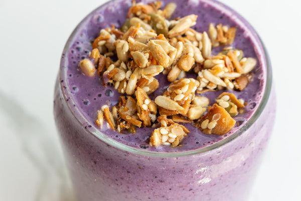 Jess' Go-To Blueberry + Peanut Butter Smoothie