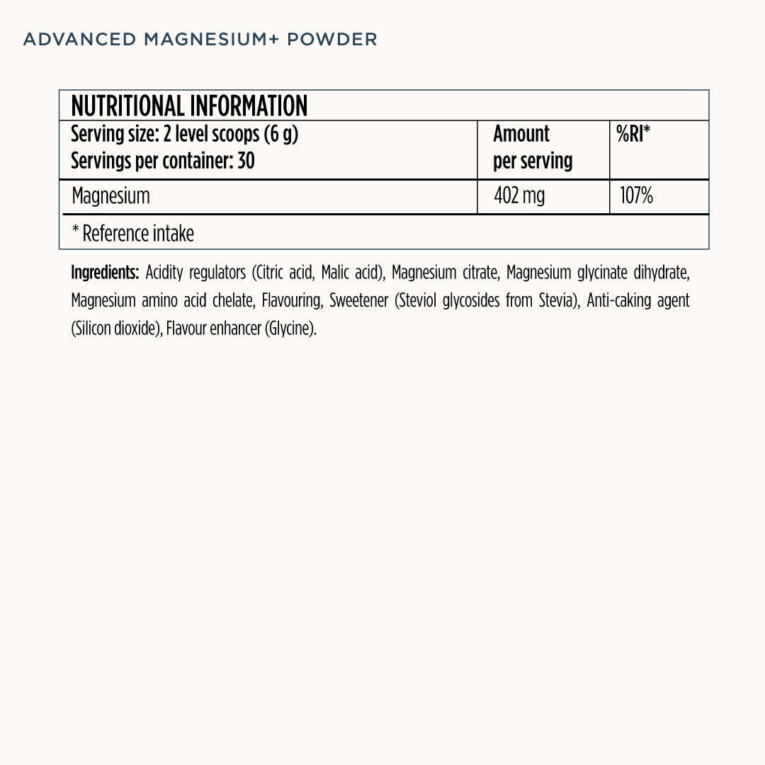 Advanced Magnesium+ Powder - Raspberry Lemonade – JSHealth Vitamins UK
