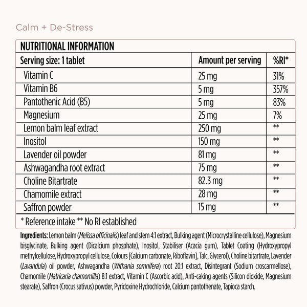 Calm + De-stress Formula