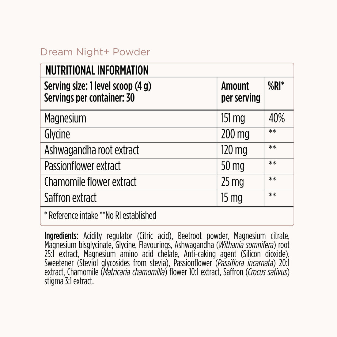 Dream Night+ Powder – JSHealth Vitamins UK