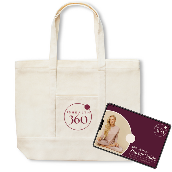 JSHealth 360 Welcome Gift - Tote Bag + FREE Wellness E-Book