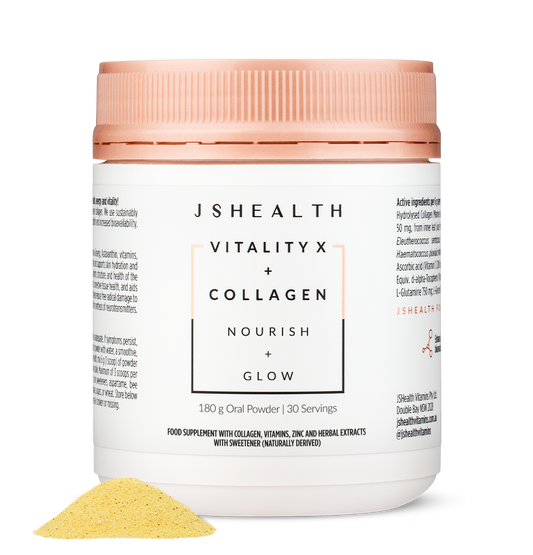 Vitality X + Collagen Powder - 180g - SIX MONTH SUPPLY