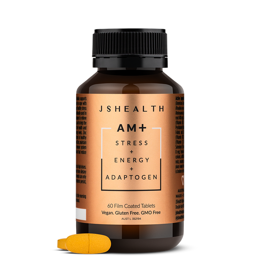 AM+ Stress + Energy + Adaptogen Formula - 2 Months Supply